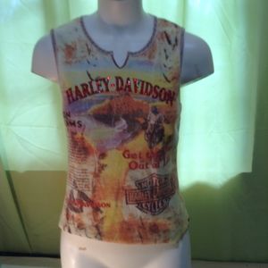 Harley Davidson Motors Women’s Tank Top Size Large